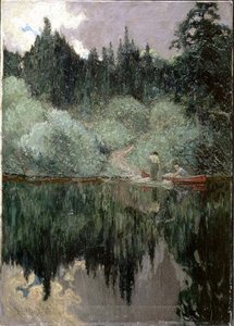 Schiarita dopo la pioggia, fiume Maganatawan, Ontario da James Edward Hervey Macdonald