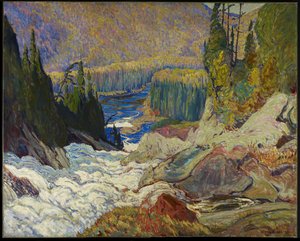 Cascate, fiume Montreal, 1920 da James Edward Hervey Macdonald