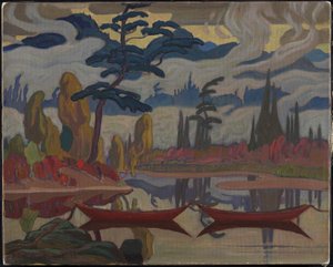 Fantasia di nebbia, Nordland, 1922 da James Edward Hervey Macdonald