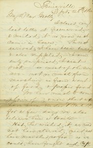 Lettera di James E. Love, Louisville, a Molly, 28-30 settembre 1862