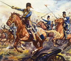 Cavalli famosi di fatto e di finzione: La carica della brigata leggera da James Edwin McConnell