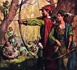 Robin Hood e Maid Marian da James Edwin McConnell