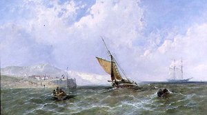 Navi al Largo di una Costa da James Edwin Meadows