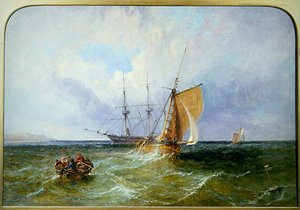 Navigazione al largo della costa da James Edwin Meadows