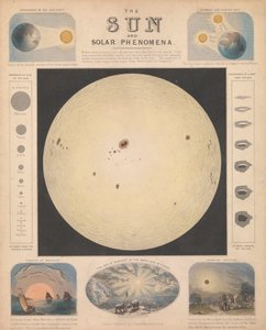 Il sole e i fenomeni solari da James & Emslie John (1813 75) Reynolds