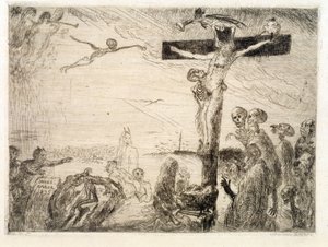 Cristo tormentato dai diavoli da James Ensor