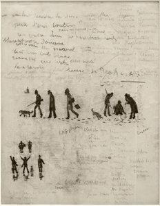 Storia senza parole (Cacciatore in inverno) da James Sidney Ensor