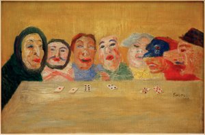 Maschere che giocano a carte