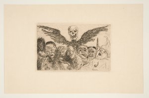 I sette peccati capitali dominati dalla morte, dal portfolio I peccati capitali da James Ensor