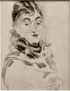 Méry Laurent con un carlino da James Sidney Ensor
