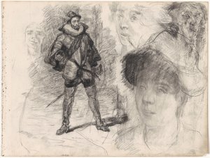 Soldato spagnolo e quattro volti da James Ensor