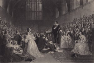 Il processo di Thomas, conte di Strafford, nella Westminster Hall, 1641 da James F. Scott