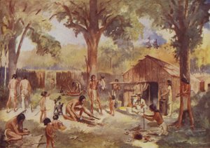 Un villaggio indiano da James Fergus Kyle
