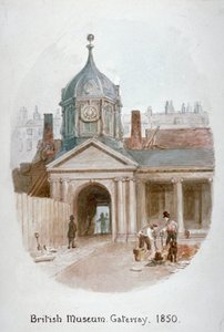 Ingresso al Vecchio Museo Britannico Montague House, Bloomsbury, Londra da James Findlay