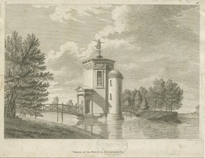 Shugborough - Tempio dei Venti: incisione, nd [fine 18° sec]