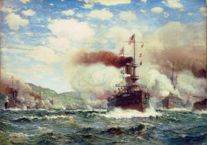 Esplosione di battaglia navale da James Gale Tyler