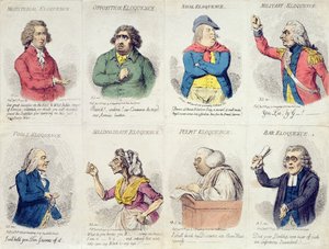 8 vignette che raffigurano l