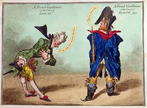 Un gentiluomo francese della corte di Luigi XVI e un gentiluomo francese della corte di Egalite, pubblicato nel 1799