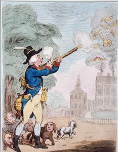 Un buon colpo, o Billy-Ranger il guardiacaccia in un bel paese sportivo da James Gillray