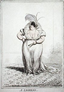 Una leonessa da James Gillray
