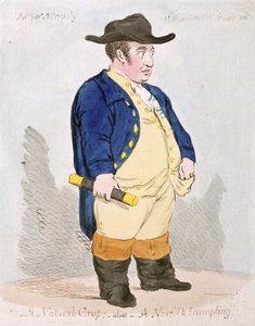 Un raccolto naturale; Alias - Un gnocco del Norfolk, pubblicato da Hannah Humphrey nel 1791