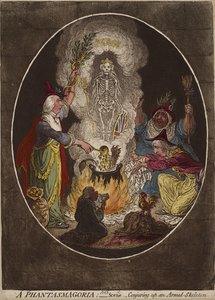 Una fantasmagoria; - Scena - Evocazione di uno scheletro armato., 5 gennaio 1803