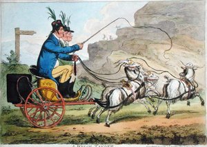 Un tandem gallese da James Gillray