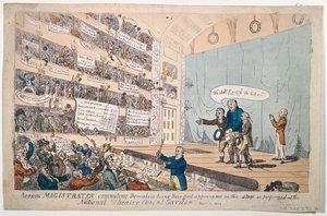 Magistrati in azione, alla loro prima apparizione al National Theatre Covent Garden, pubblicato nel 1809