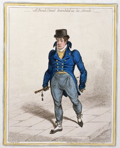 Tutta Bond Street Tremava mentre Avanzava da James Gillray