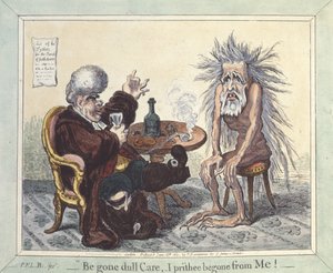 "Via noia, ti prego vai via da me", 1801 da James Gillray