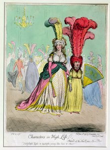 Personaggi di alto rango, pubblicato da Hannah Humphrey nel 1795 da James Gillray