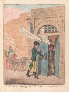 Cittadini in visita alla Bastiglia, pub. 1799