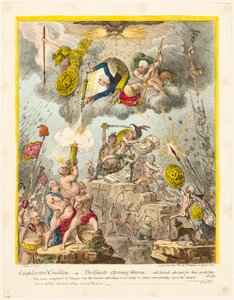 Coalizione confederata da James Gillray