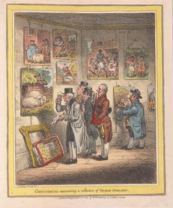 Connoisseurs che esaminano una collezione di George Morland