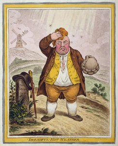 Tempo terribilmente caldo, pubblicato da Hannah Humphrey nel 1808