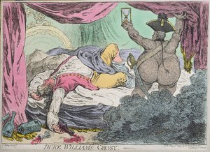 Il fantasma del Duca William, pubblicato da Hannah Humphrey nel 1799