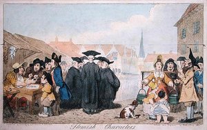 Personaggi fiamminghi da James Gillray