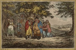 Caccia alla fortuna, pubblicato il 20 novembre da James Gillray