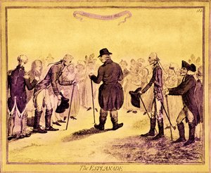 Giorgio III - caricatura da James Gillray