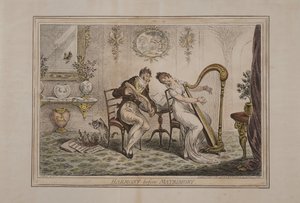 Armonia prima del Matrimonio, pubblicato da Hannah Humphrey, 1805