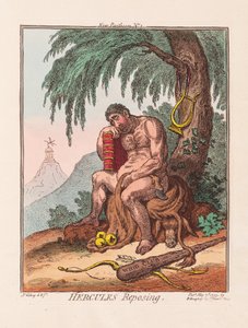 Ercole che riposa, pub. 1799