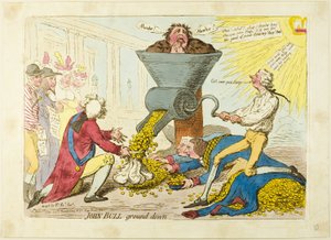 John Bull - Terraferma da James Gillray