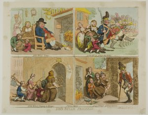 Il progresso di John Bull da James Gillray