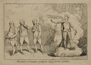 Malagrida e Cospiratori, Consultando il Fantasma di Oliver Cromwell, pubblicato il 10 giugno 1782