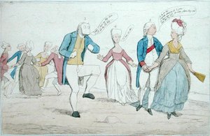 Monumenti recentemente scoperti a Salisbury Plain, pubblicato da Hannah Humphrey nel 1782 da James Gillray