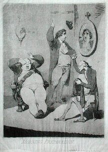 Preparazione mattutina da James Gillray