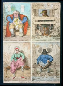 Convenienze nazionali, pubblicato da Hannah Humphrey nel 1796