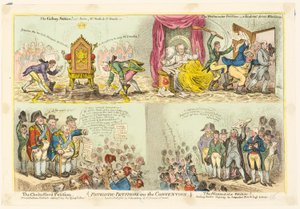 Petizioni patriottiche alla Convenzione da James Gillray
