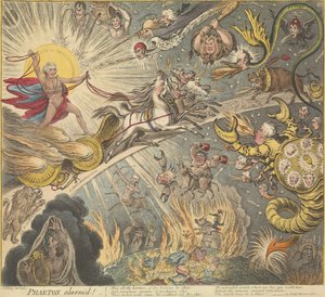 Phaeton allarmato da James Gillray