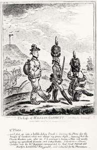 Tavola 2, da La vita di William Cobbett, scritta da lui stesso, pub. da H. Humphrey, 1809 da James Gillray